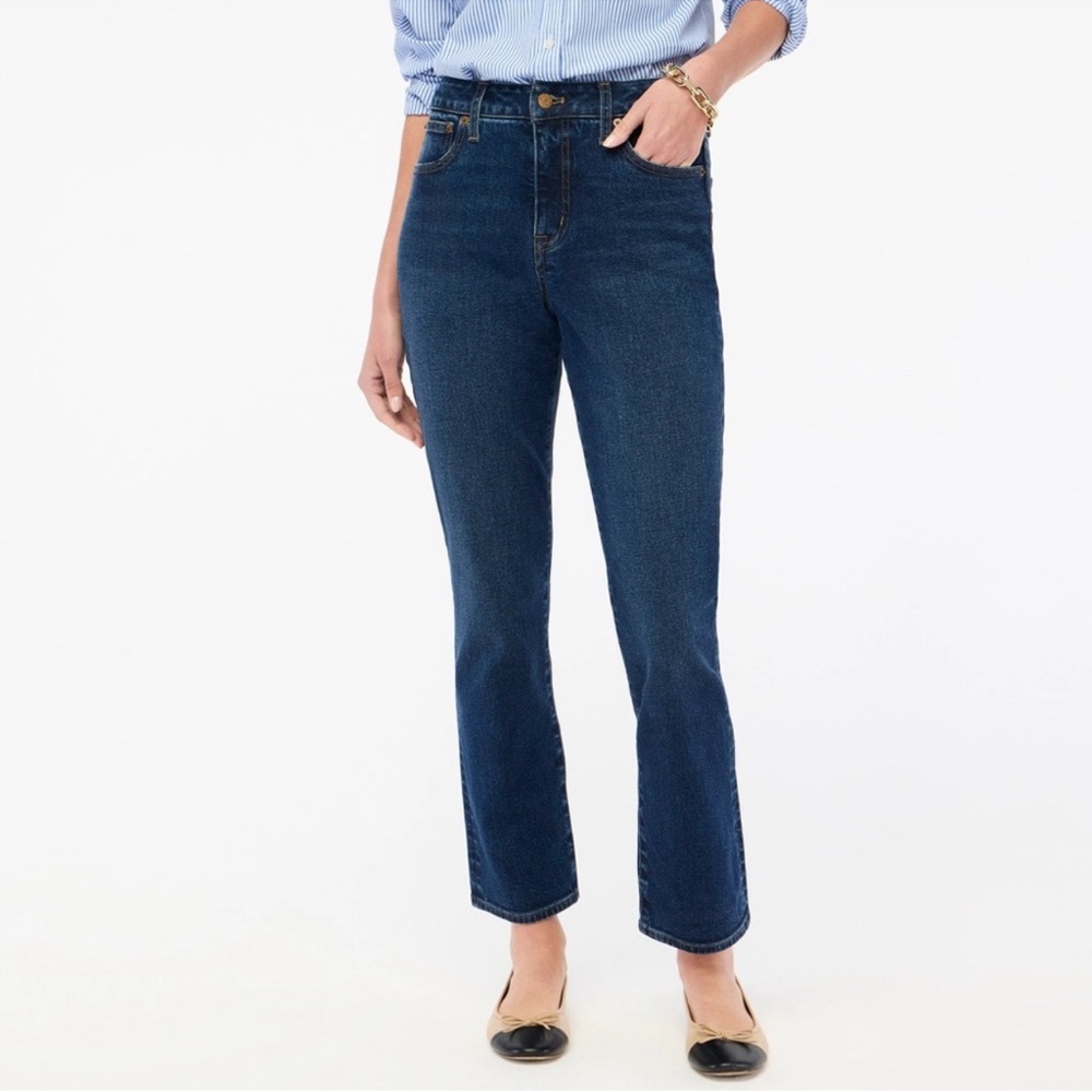 J. Crew Dark Blue Straight Leg Women's Jeans
